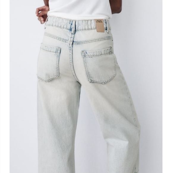 Zara Z1975 Cuffed Jeans - size 6/28 - Picture 4 of 11